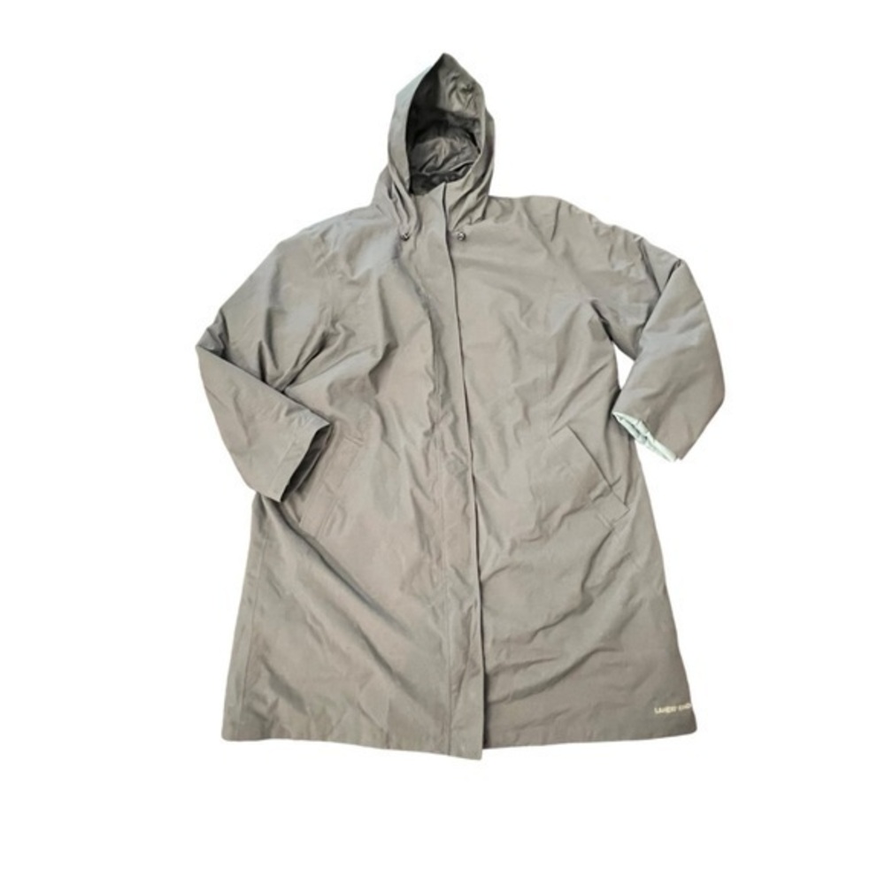 NWOT Lands' End 3-in-1 Winter Coat Hooded Quilted Sage Green‎ Size 1X $299